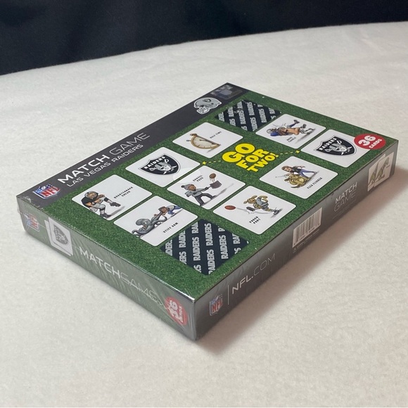 Las Vegas Raiders NFL Memory Match Game Card Licensed YouTheFan NEW - Picture 4 of 6